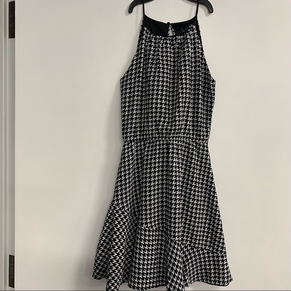 NWT: Aqua halter mini dress